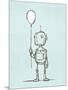 Robot Balloon-Michael Murdock-Mounted Giclee Print