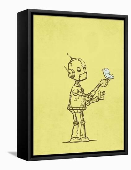 Robot Bird-Michael Murdock-Framed Stretched Canvas