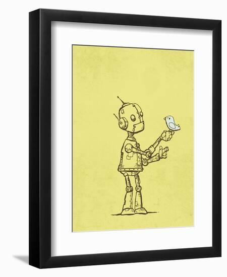 Robot Bird-Michael Murdock-Framed Premium Giclee Print