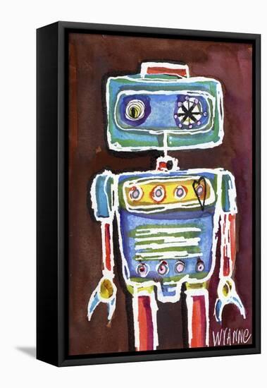 Robot Boy-Wyanne-Framed Stretched Canvas