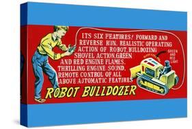 Robot Bulldozer - Six Features-null-Stretched Canvas