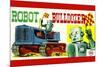 Robot Bulldozer-null-Mounted Premium Giclee Print