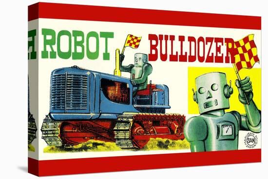 Robot Bulldozer-null-Stretched Canvas