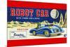 Robot Car with Firing Gun and Noise-null-Mounted Premium Giclee Print