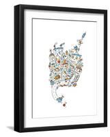 Robot City-Carla Martell-Framed Giclee Print