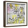 Robot Family-Roseanne Jones-Framed Giclee Print