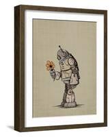 Robot Flower-Michael Murdock-Framed Giclee Print