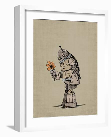 Robot Flower-Michael Murdock-Framed Giclee Print