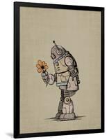 Robot Flower-Michael Murdock-Framed Giclee Print