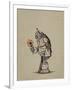 Robot Flower-Michael Murdock-Framed Giclee Print