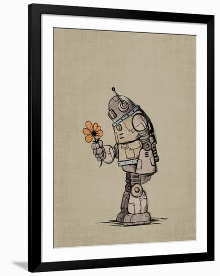 Robot Flower-Michael Murdock-Framed Giclee Print