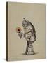 Robot Flower-Michael Murdock-Stretched Canvas