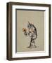 Robot Flower-Michael Murdock-Framed Premium Giclee Print