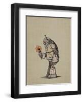 Robot Flower-Michael Murdock-Framed Premium Giclee Print