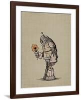 Robot Flower-Michael Murdock-Framed Giclee Print