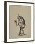 Robot Flower-Michael Murdock-Framed Giclee Print