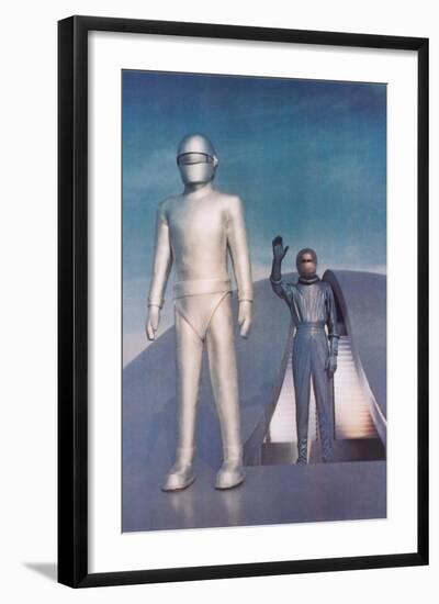 Robot from Day the Earth Stood Still-null-Framed Art Print