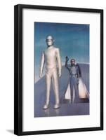 Robot from Day the Earth Stood Still-null-Framed Art Print