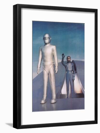 Robot from Day the Earth Stood Still-null-Framed Art Print