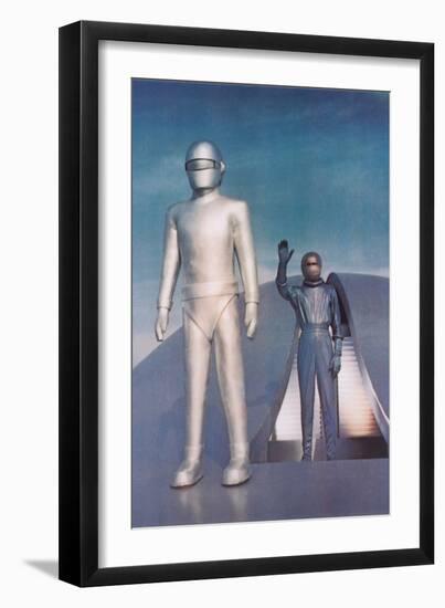 Robot from Day the Earth Stood Still-null-Framed Art Print