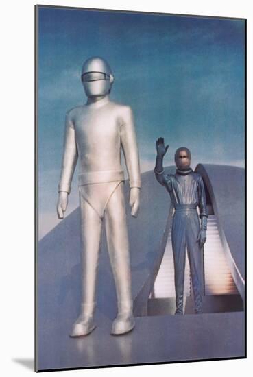 Robot from Day the Earth Stood Still-null-Mounted Art Print