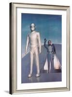 Robot from Day the Earth Stood Still-null-Framed Art Print