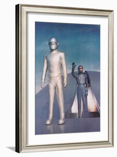 Robot from Day the Earth Stood Still-null-Framed Art Print