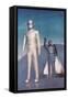 Robot from Day the Earth Stood Still-null-Framed Stretched Canvas