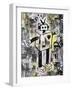 Robot Graffiti Color-Roseanne Jones-Framed Giclee Print