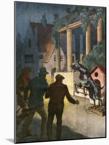 Robot Guard Dog Deters Burglars-Alfredo Ortelli-Mounted Art Print