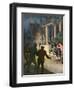 Robot Guard Dog Deters Burglars-Alfredo Ortelli-Framed Art Print