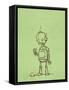 Robot Icecream-Michael Murdock-Framed Stretched Canvas