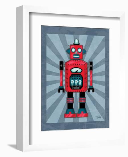 Robot II-Teresa Woo-Framed Art Print