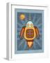 Robot III-Teresa Woo-Framed Art Print