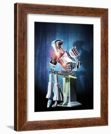 Robot Intelligence-Victor Habbick-Framed Photographic Print