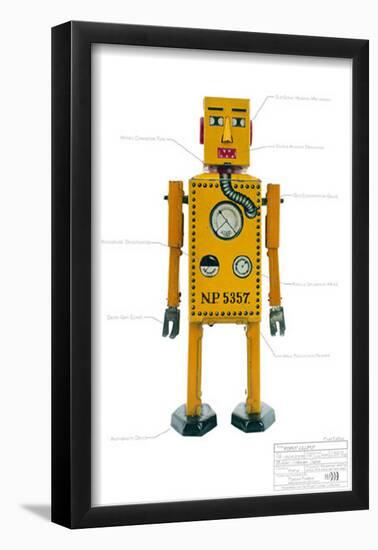 Robot Lilliput-null-Framed Poster