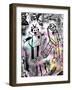 Robot Love Color-Roseanne Jones-Framed Giclee Print