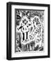 Robot Love-Roseanne Jones-Framed Giclee Print