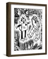 Robot Love-Roseanne Jones-Framed Giclee Print