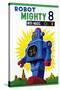 Robot Mighty 8 with Magic Color-null-Stretched Canvas
