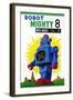 Robot Mighty 8 with Magic Color-null-Framed Art Print