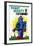 Robot Mighty 8 with Magic Color-null-Framed Art Print