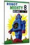 Robot Mighty 8 with Magic Color-null-Mounted Art Print