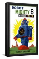 Robot Mighty 8-null-Framed Poster