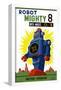 Robot Mighty 8-null-Framed Poster