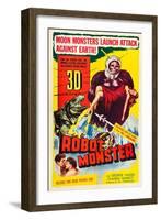 Robot Monster, George Nader, Claudia Barrett, 1953-null-Framed Art Print