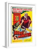 Robot Monster, George Nader, Claudia Barrett, 1953-null-Framed Art Print