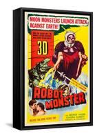 Robot Monster, George Nader, Claudia Barrett, 1953-null-Framed Stretched Canvas