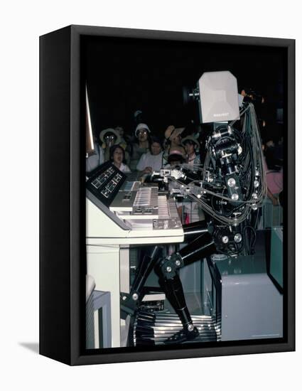 Robot Organ Player at Expo-Mrs Holdsworth-Framed Stretched Canvas