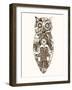 Robot Owl.-RYGER-Framed Art Print